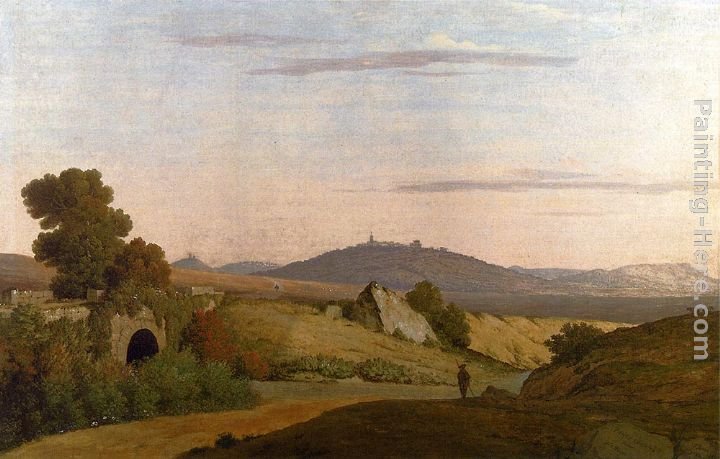 Thomas Jones View From Ponte Loreto, An Antique Bridge Near Nettuno